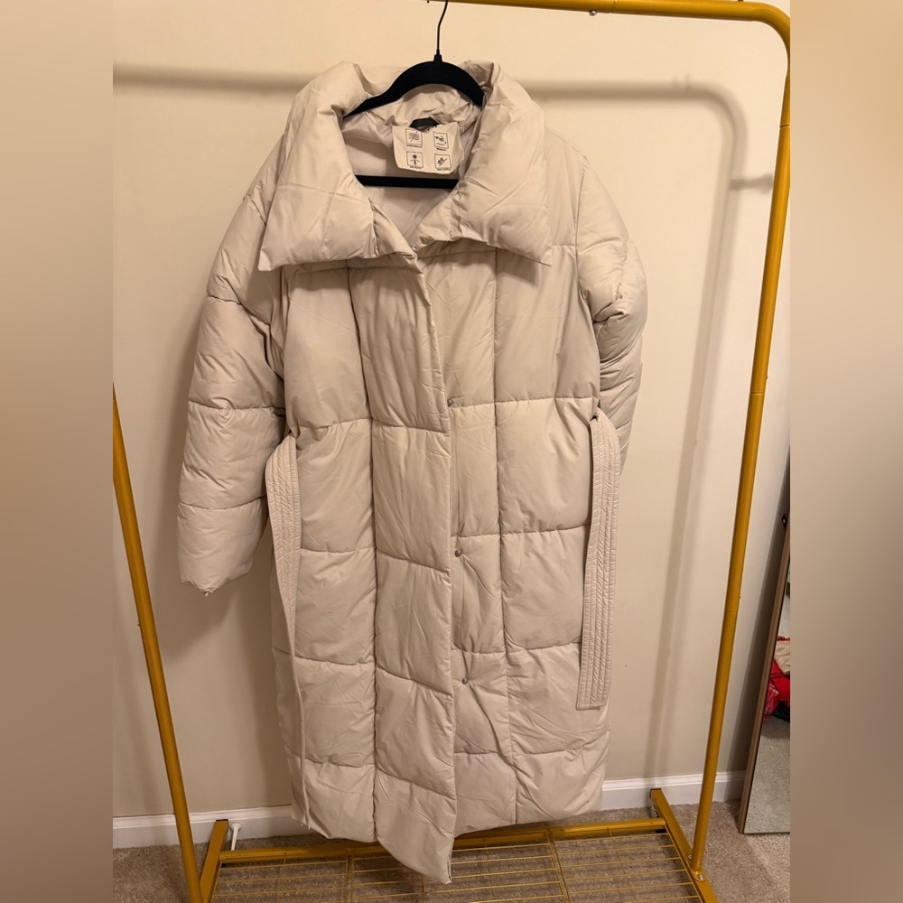 Puffit Beige Water-Resistant Jacket